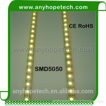 Top quality 60LEDs SMD5050 LED Rigid Strip 12v 14.4W